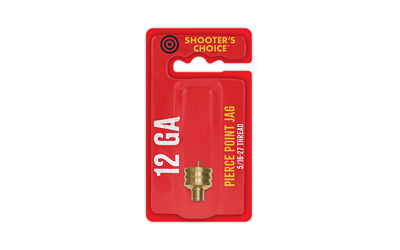 Shooter's Choice Shooters Choice, Pierce Point Jag, For 12 Gauge, 8-32 Threads, Brass