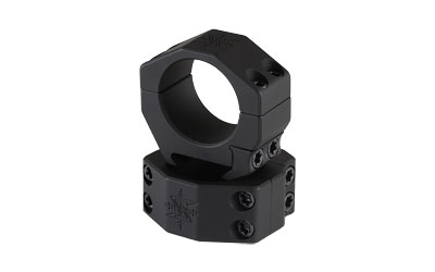 Seekins Precision Scope Ring, .97" High, 30mm, 4 Cap Screw, Black Finish