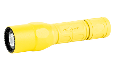 Surefire G2X Pro, Flashlight, Dual-Output LED 600/15 Lumens, Polymer Body, Aluminum Bezel, Yellow, Inlcudes Constant-On Click-Type Tailcap Switch