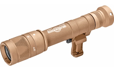 Surefire M640V Scout Pro Flashlight, LED, 350 Lumens White Light/120mW of IR, Tan Finish, 1913 Picatinny Mount installed, MLOK Mount included
