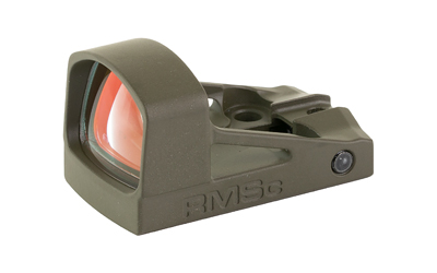 Shield Sights RMSc, Glass Edition, Red Dot Sight, Non Magnified, Fits RMSc Footprint, 4 MOA, Olive Drab Green