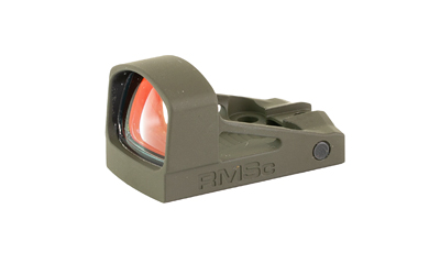 Shield Sights RMSc, Glass Edition, Reflex Sight, Non Magnified, 8 MOA, Olive Drab Green