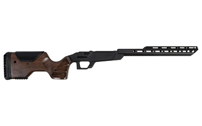 Sharps Bros. Heatseeker Select Chassis, Cerakote Finish, Black, Fits Remington 700 Short Action, Walnut Buttstock