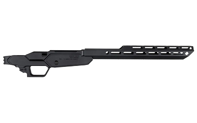 Sharps Bros. Heatseeker Chassis, Fits Ruger American Ranch (AR Magazine Fed), Cerakote Finish, Black, 1913 Rail Interface
