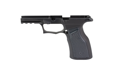 Sharps Bros. Gen 3 Grip Module, Fits Sig P365 X-Macro, Anodized Finish, Black, Black Grips