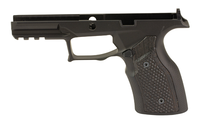 Sharps Bros. Grip Module, Fits Taurus GX4 Carry, 7075 Aluminum Construction, Anodized Finish, Black, Wenge Wood Grip Panels