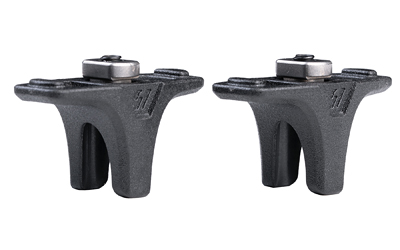 Strike Industries Bikini Hand Stop, Fits M-LOK, Matte Finish, Black, Polymer Construction, 2 Pack