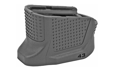Strike Industries Enhanced Magazine Plate, Fits Glock 43, +2, Black