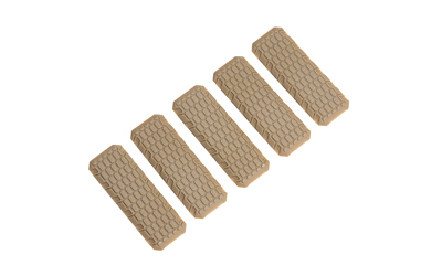 Strike Industries M-LOK Cover V2, Fits M-LOK Handguards, Matte Finish, Flat Dark Earth, 5 Pack