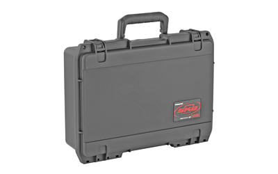 SKB Sports iSeries, Single Handgun, With Foam, Polypropylene Copolymer Resin Construction, Black, 12.86"x 9.7"x3.8", 2.4 lbs