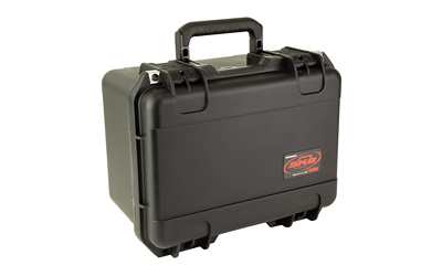 SKB Sports iSeries, Two Handgun Case, With Foam, Polypropylene Copolymer Resin Construction, Black, 16.25"x13"x10", 7.04 lbs