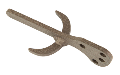 Skull Hooker Prong, For Use with Little Hooker, Table Hooker or Trophy Tree, Brown