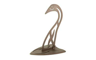 Skull Hooker Table Hooker, Powder Coat Finish, Brown