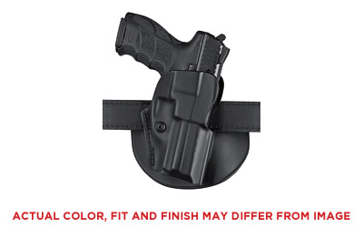 Safariland Model 5198, Belt Holster, Fits Glock 17/22 4.5", 19/23 4", Right Hand, Plain Black
