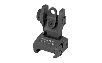 Spike's Tactical Rear Folding Sight, Black