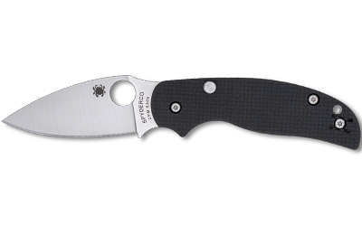 Spyderco Sage 6, Folding Knife, 3" Drop Point Blade, 7.13" Overall Length, CPM S30V Blade Steel, Plain Edge, Satin Finish, Silver