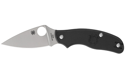 Spyderco Metropolitan Lightweight, Folding Knife, 2.68" Drop Point Blade, 6.31" Overall Length, M398 Blade Steel, Plain Edge, Satin Finish, Silver