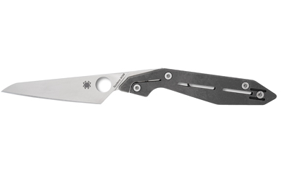 Spyderco NAND, Folding Knife, 3.19" Wharncliffe Blade, M398 Blade Steel, 7.49" Overall Length, SlipIt Lock, Satin Finish, Silver Blade