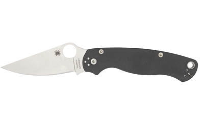 Spyderco Para Military 2, Folding Knife, 3.45" Clip Point Blade, Plain Edge, Micro-Melt Maxamet Blade Steel, 8.26" Overall Length, Compression Lock