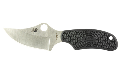 Spyderco ARK, 2.56" Fixed Blade Knife, Lightweight, H2, Black, Includes Sheath