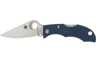 Spyderco Ladybug 3, Folding Knife, 1.9" Drop Point Blade, 4.38" Overall Length, CPM SPY27 Blade Steel, Plain Edge, Satin Finish, Silver