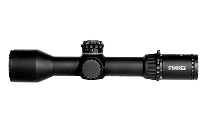 Steiner T6Xi, Rifle Scope, 2.5-15X, 50mm Objective, 34mm Tube Diameter, SCR Reticle, .1 Mil, First Focal Plane, Matte Finish, Black