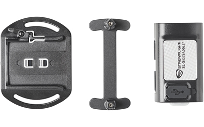 Streamlight SL- SideSaddle USB, Rechargeable Hat/Helmet Light, 400 Lumens, 4,250 Candela, Black, Includes Hat Mount and USB-C Charging Cable