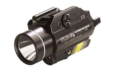 Streamlight TLR-2 Tac Light, 300 Lumens, With Laser, Strobe, Black