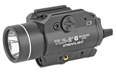 Streamlight TLR-2 G, Tac Light, With Laser, C4 LED, 300 Lumens, Strobe, Green Laser, Laser Sight, Black