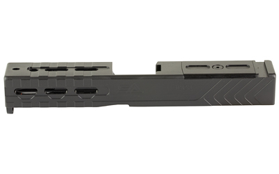 Sylvan Arms Custom Slide, Trijicon RMR Slide Cut, Fits Glock 19 GEN3, DLC Finish, Black, Includes RMR Cover/Adapter Plate