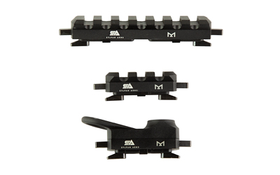 Sylvan Arms Sylvan Rail Sling Mount Combo, Fits M-LOK, Quick Detach, Includes Sling Mount, 7-Slot and 3-Slot Rails, Black