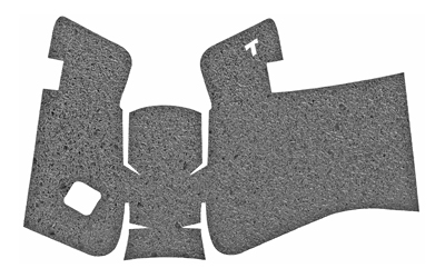 TALON Grips Inc Rubber, Grip, Adhesive Grip, Fits GLOCK 19 Gen 5 MOS (Medium Backstrap) 19/23/25/32/38 Gen5 (Medium Backstrap), Black
