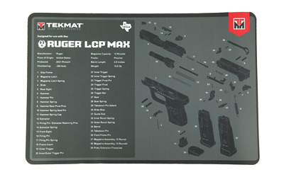 TekMat Tekmat for Ruger LCP MAX, Cleaning Mat, Black