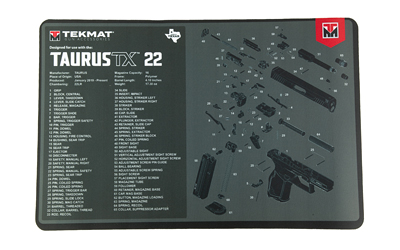 TekMat Tekmat for Taurus TX22, Cleaning Mat, Black