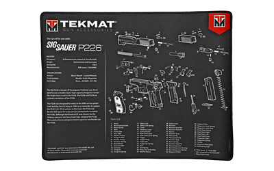 TekMat Sig P226 Ultra Premium Gun Cleaning Mat, 15"x20",Includes Small Microfiber TekTowel