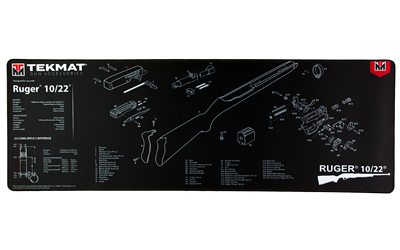 TekMat Ultra Mat, Ruger 10/22, Premium Gun Cleaning Mat, Includes Small Microfiber TekTowel, Packed In Tube, 15"X44"