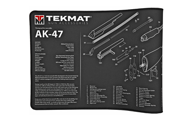 TekMat AK-47 Ultra Premium Gun Cleaning Mat, Includes Small Microfiber TekTowel, Packed In Tube
