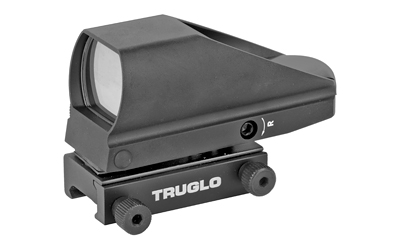 TRUGLO TRU-BRITE, Red Dot, 1X34mm, 5 MOA Red and Green Dot, Black, Includes Picatinny Mount