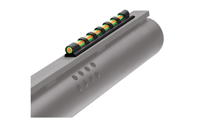 TRUGLO Glo-Dot Universal Sight, Fits All Vent Rib Shotguns, Red/Green, Extremely low profile, CNC Machined