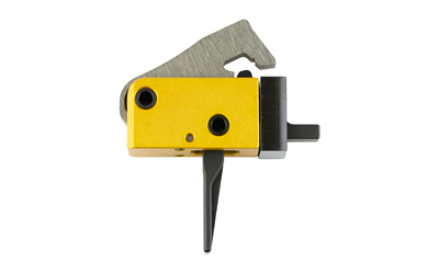 Timney Triggers Trigger, 3LB Pull Weight, Straight Shoe, Fits AR PCC, Not Adjustable, Black Finish