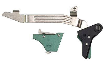 Timney Triggers Timney Triggers, Alpha Competition Trigger, Anodized Finish, Green, Fits GLOCK Gen 3 & Gen 4 - G17, G19, G22, G23, G34