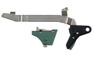 Timney Triggers Timney Triggers, Alpha Competition Trigger, Anodized Finish, Green, Fits Large Frame GLOCK Gen 3 & Gen 4 - 20, 21, 29, 30, 40 and 41
