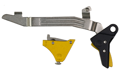 Timney Triggers Timney Triggers, Alpha Competition Trigger, Anodized Finish, Gold, Fits GLOCK Gen 5 - G17, G19, G34
