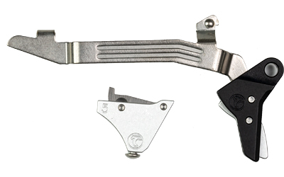 Timney Triggers Timney Triggers, Alpha Competition Trigger, Anodized Finish, Silver, Fits GLOCK Gen 5 - G17, G19, G34