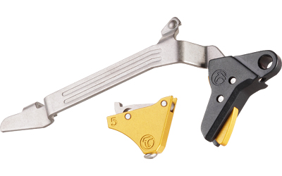 Timney Triggers Alpha Competition Trigger, Anodized Finish, Gold, Fits Glock Gen 5 20/21/29/30/40/41