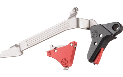 Timney Triggers Alpha Competition Trigger, Anodized Finish, Red, Fits Glock Gen 5 20/21/29/30/40/41