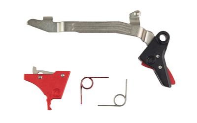 Timney Triggers Alpha Competition Trigger, Fits Ruger RXM, Black and Red