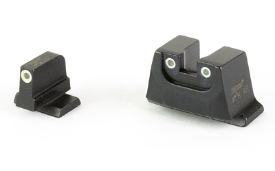 Trijicon Bright & Tough, Suppressor Height Night Sight, Fits S&W M&P C.O.R.E/ M2.0 OR/ M2.0 Metal Series, Black, Tritium Front/Rear, Green 3 Dot