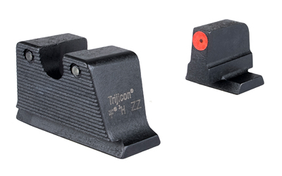 Trijicon HD XR Tritium Night Sight Set, Fits S&W M&P C.O.R.E./M2.0 Optics Ready, Green Tritium with Orange Outline Front