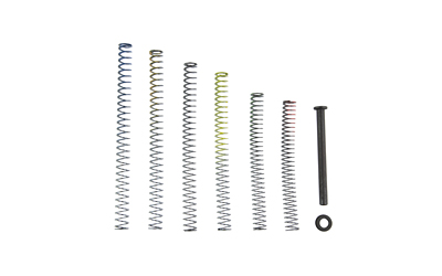 True Precision Recoil Spring Tuning Kit, Recoil Spring, For Compensated/Suppressed GLOCK 19 Gen4/5/V and Similar, Black